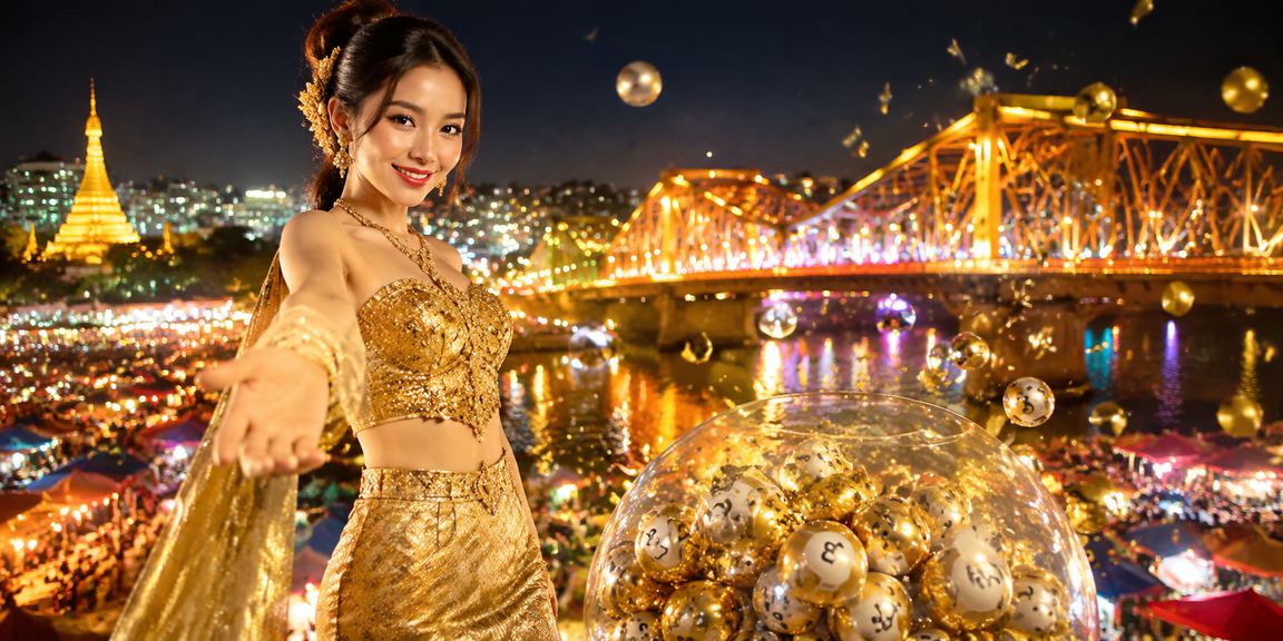 မော်လမြိုင် ညဈေးတွင် ထီကစားသူများ